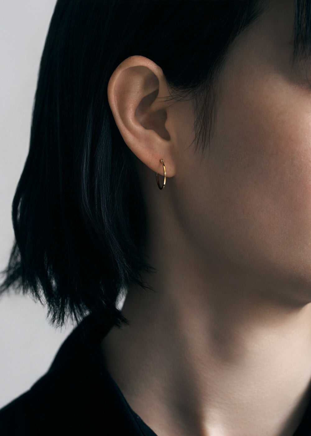 K18フープピアス-Shimmer Hoop Pierce-｜43-8204