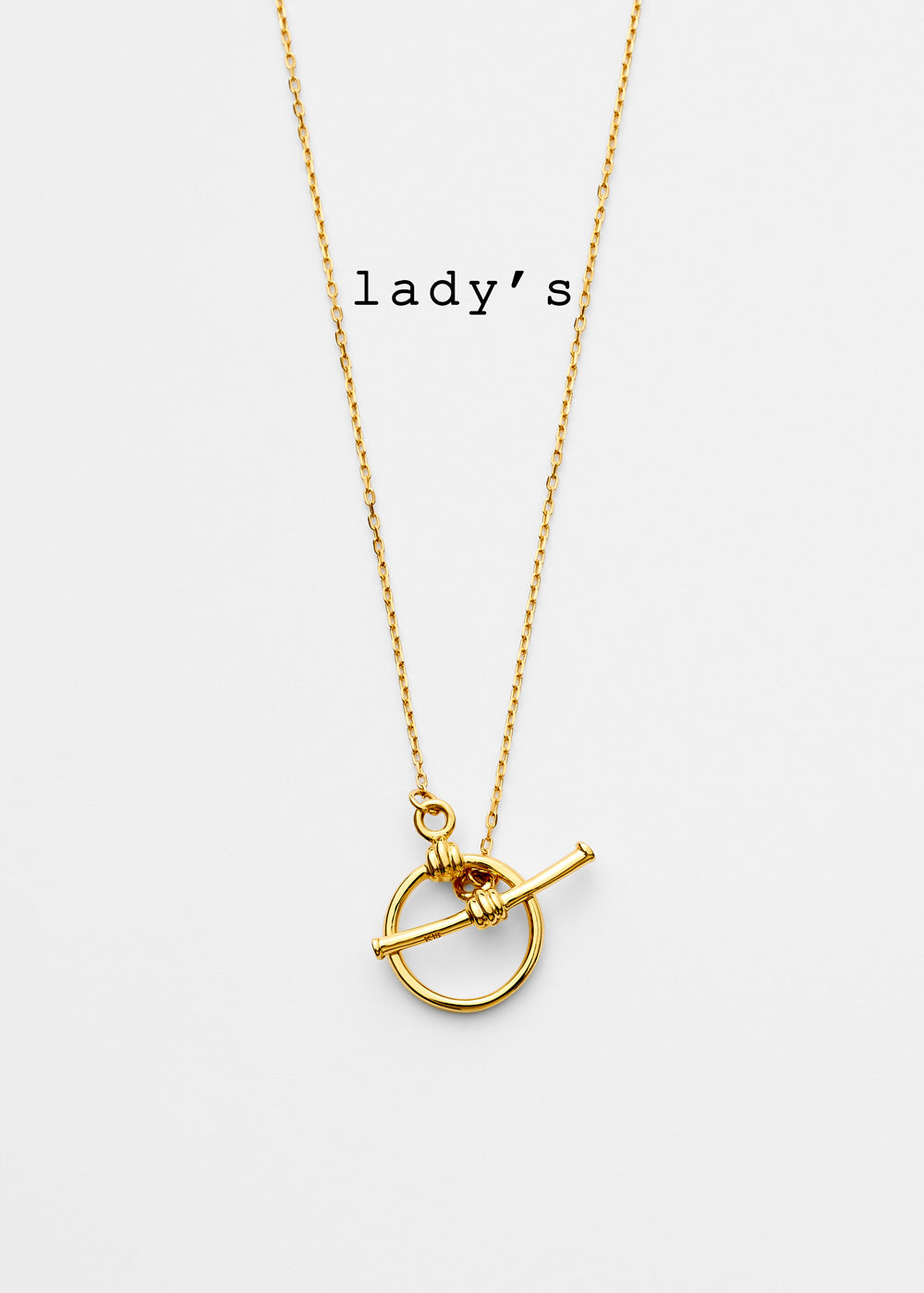 K18・PTペアネックレス-Anchor Pair Necklace-｜60-9856-9857