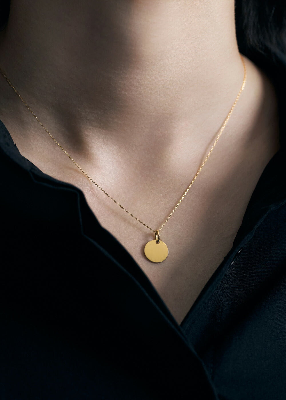 K18・PTペアネックレス-Sign Pair Necklace-｜60-9852-9853