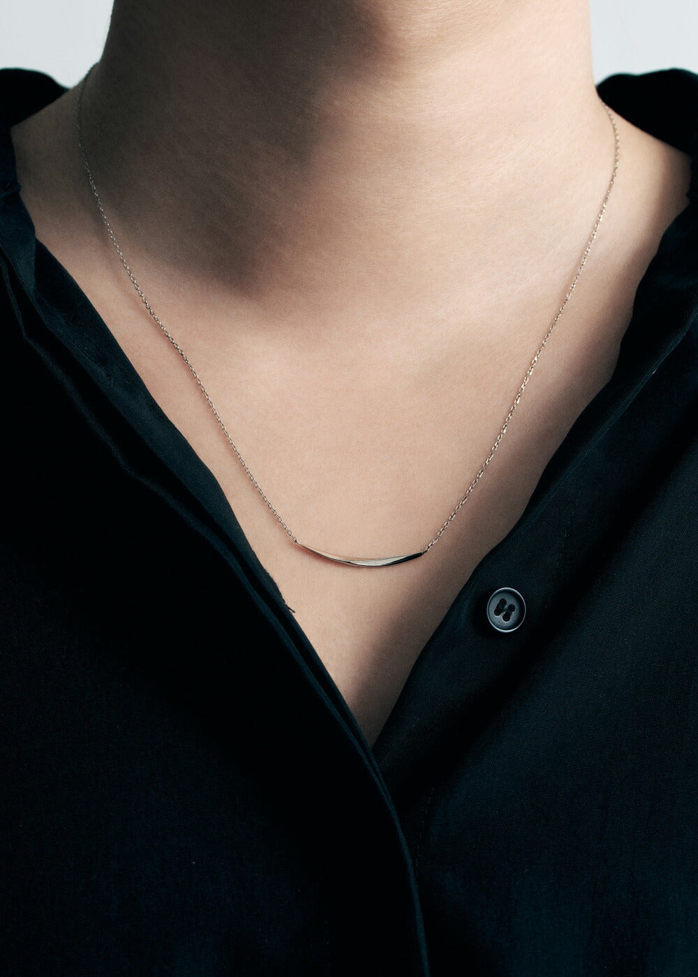 K18・PTペアネックレス-Linea Pair Necklace -｜60-9850-9851