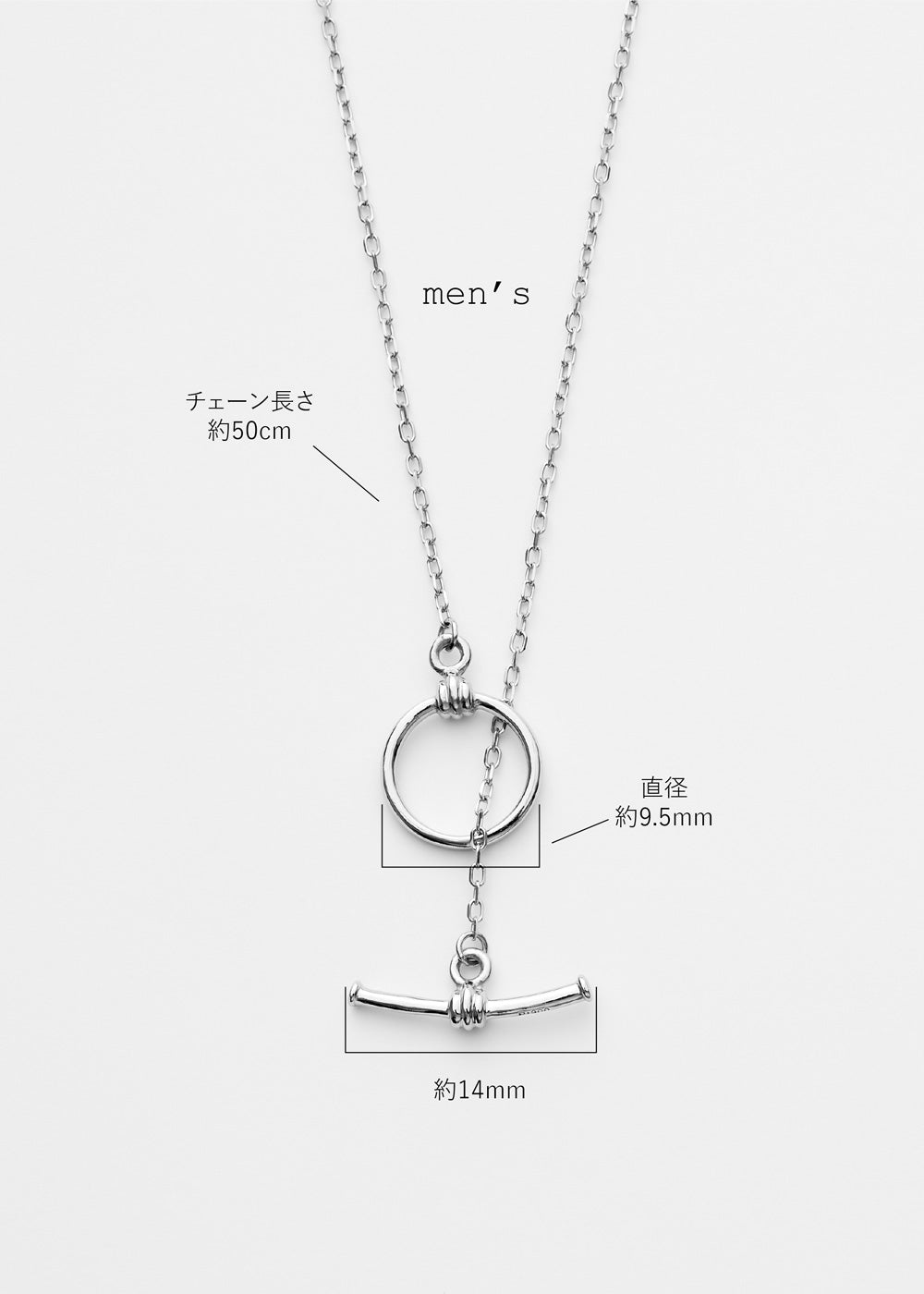 K18・PTペアネックレス-Anchor Pair Necklace-｜60-9856-9857