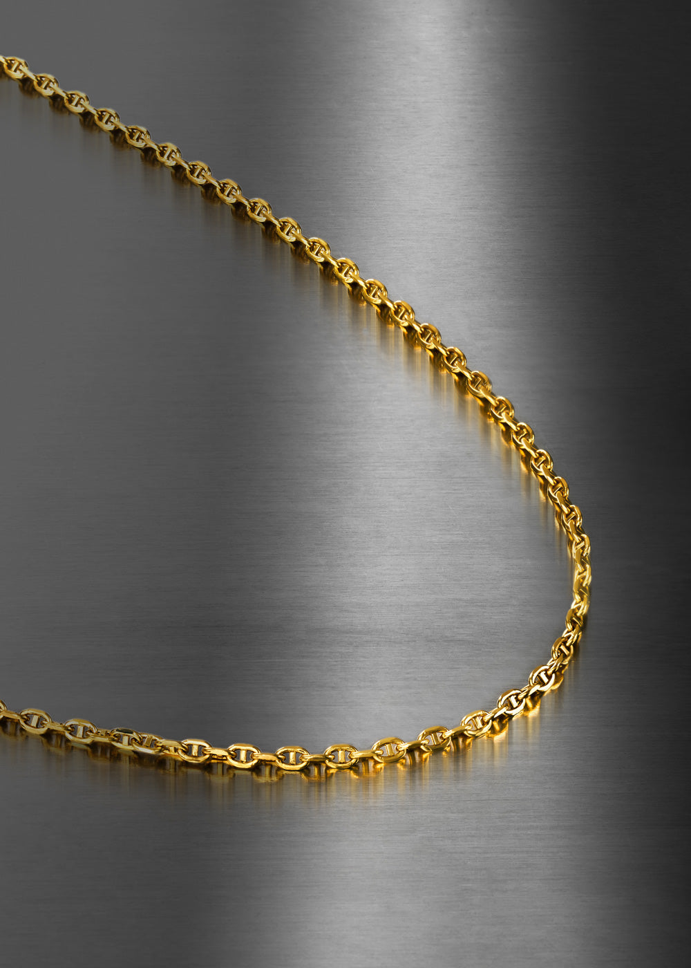 K18 チェーンネックレス -marine chainS-｜63-9509