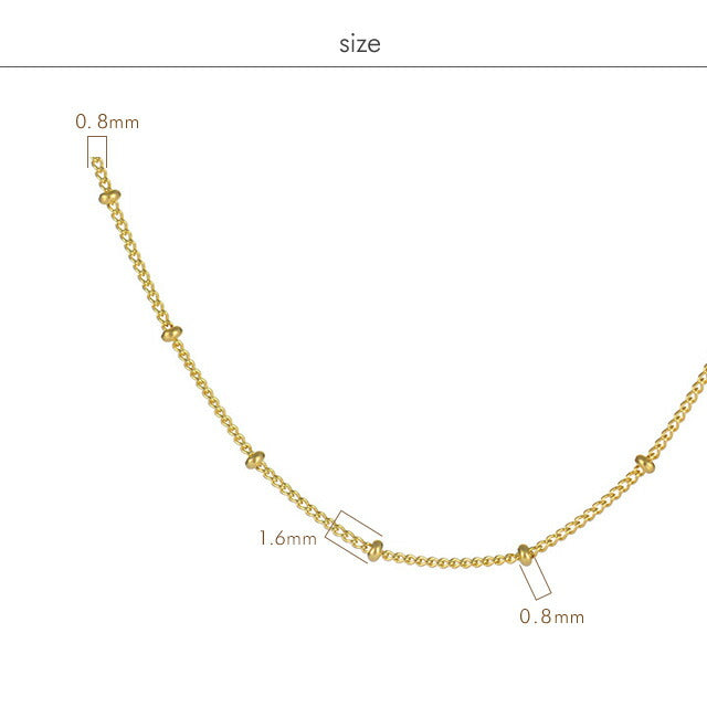 K18 ゴールド チェーンネックレス