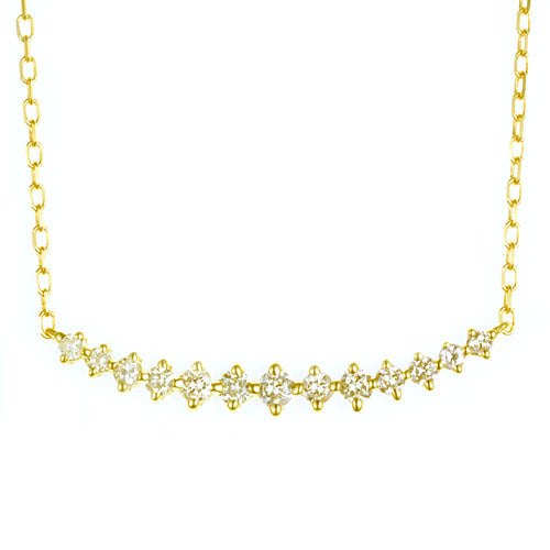 K18 ダイヤモンドネックレス