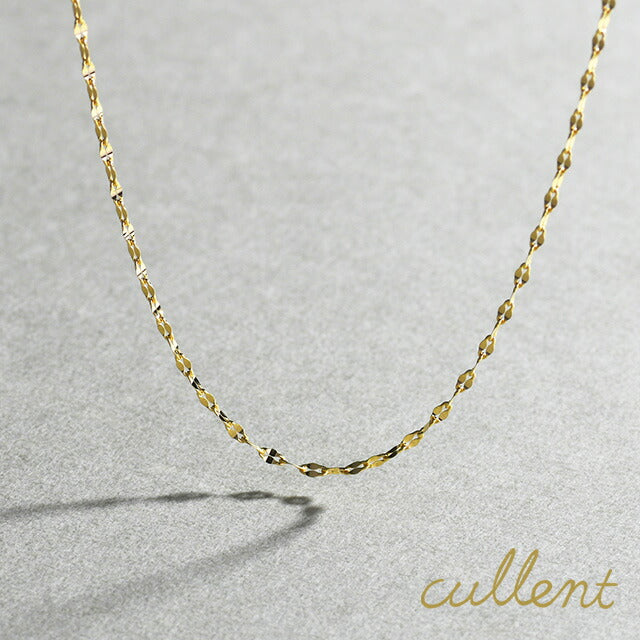 K18 ロングネックレス