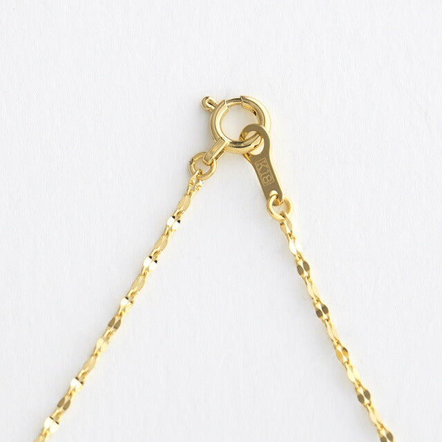 K18 ロングネックレス