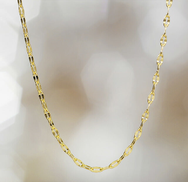 K18 ロングネックレス