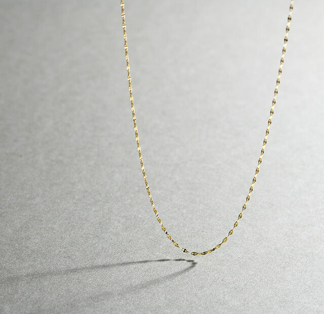 K18 ロングネックレス