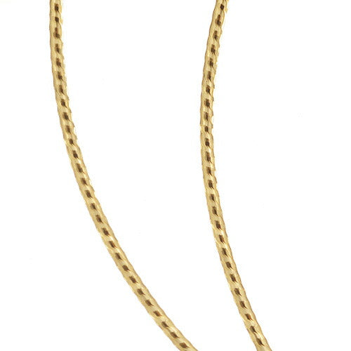 K18フープピアス -elegant leaf hoop L-