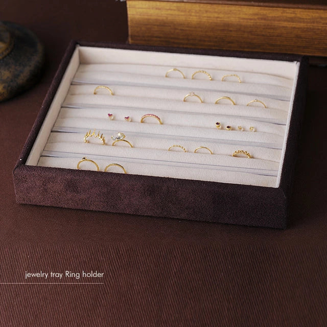 ジュエリートレイ（ブラウン）