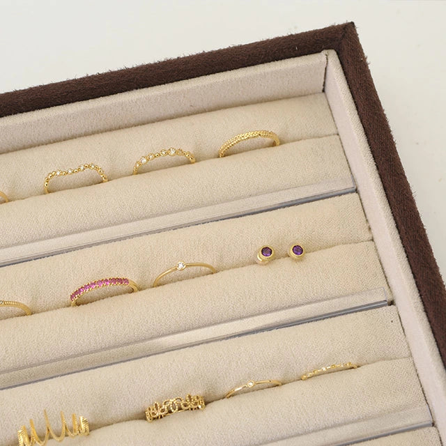 ジュエリートレイ（ブラウン）