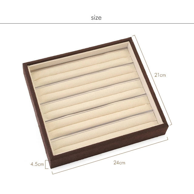 ジュエリートレイ（ブラウン）