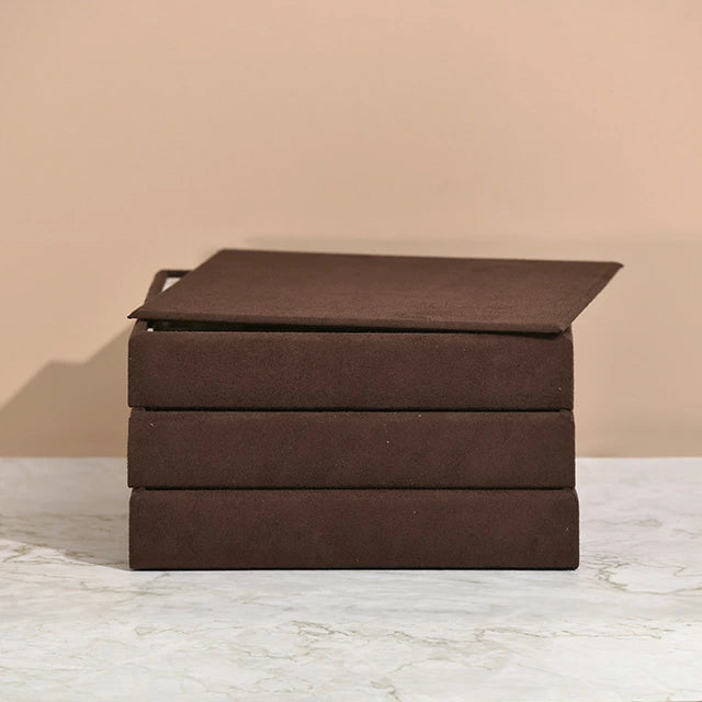 ジュエリートレイ　ブラウン（4×5マス）