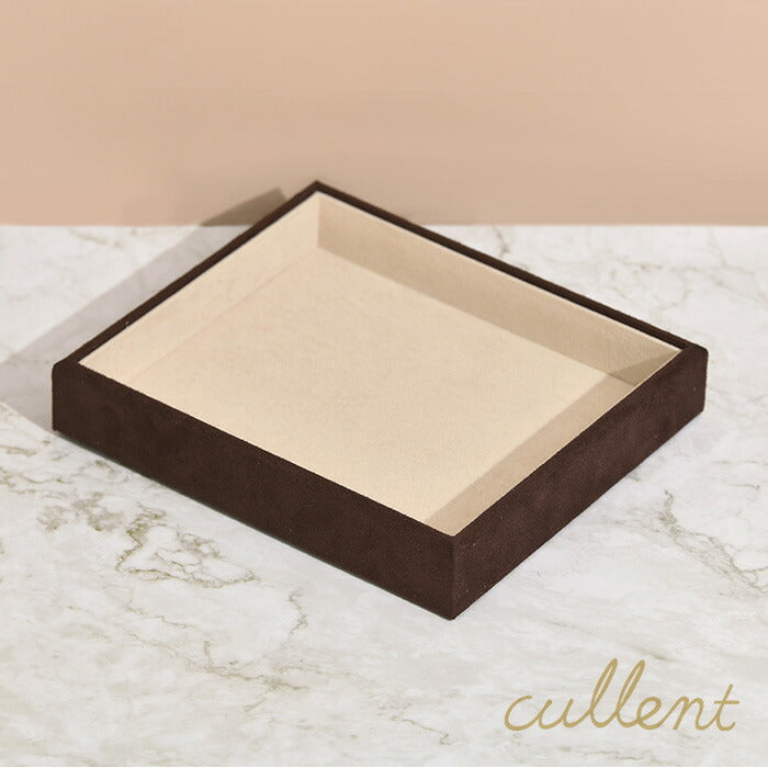 ジュエリートレイ（ブラウン）