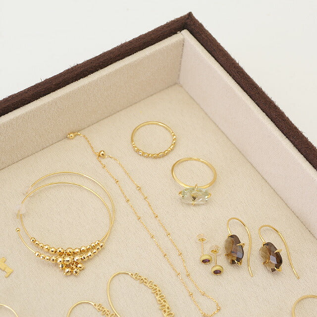 ジュエリートレイ（ブラウン）