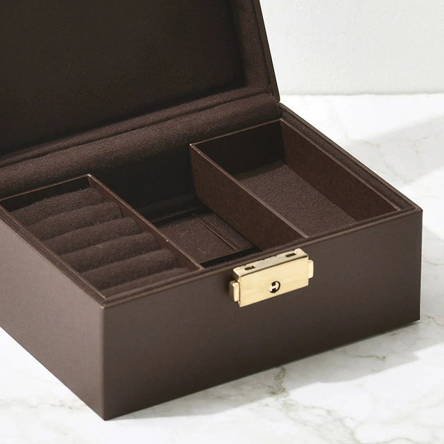 ジュエリーボックス シックブラウン S（鍵付き）