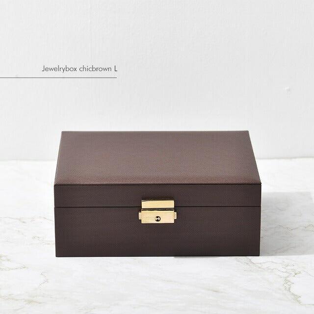 ジュエリーボックス シックブラウン L （鍵付き）