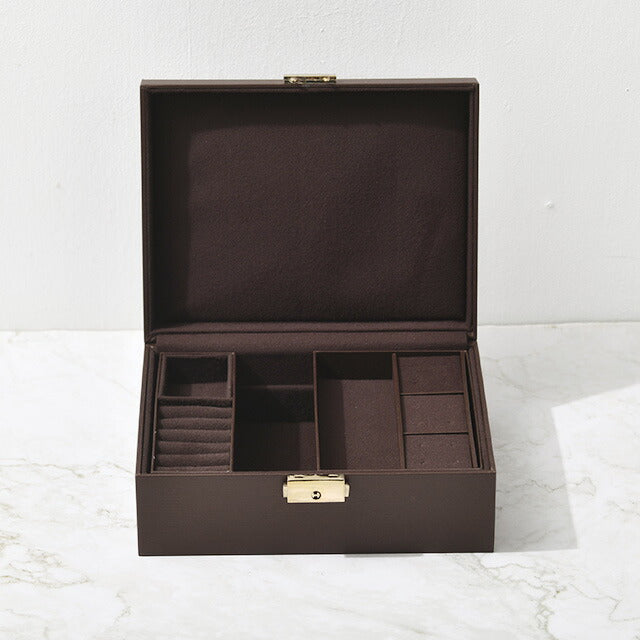 ジュエリーボックス シックブラウン L （鍵付き）