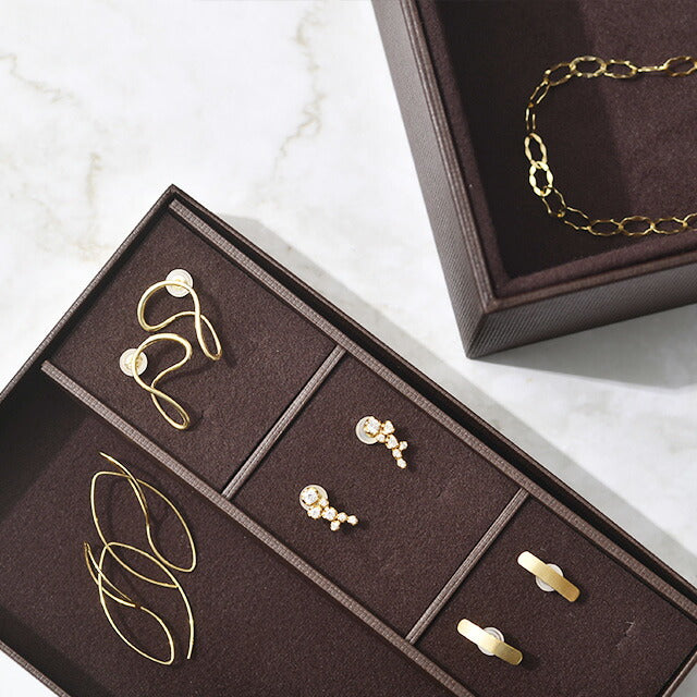 ジュエリーボックス シックブラウン L （鍵付き）