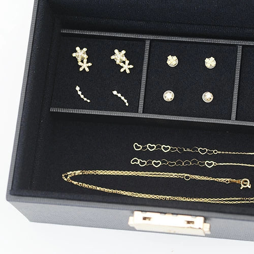 ジュエリーボックス シックブラック S（鍵付き）