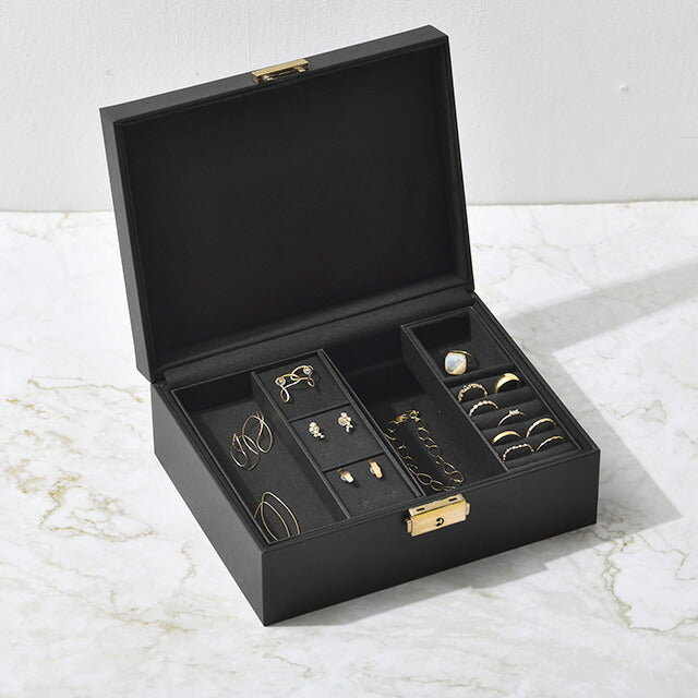 ジュエリーボックス シックブラック L（鍵付き）