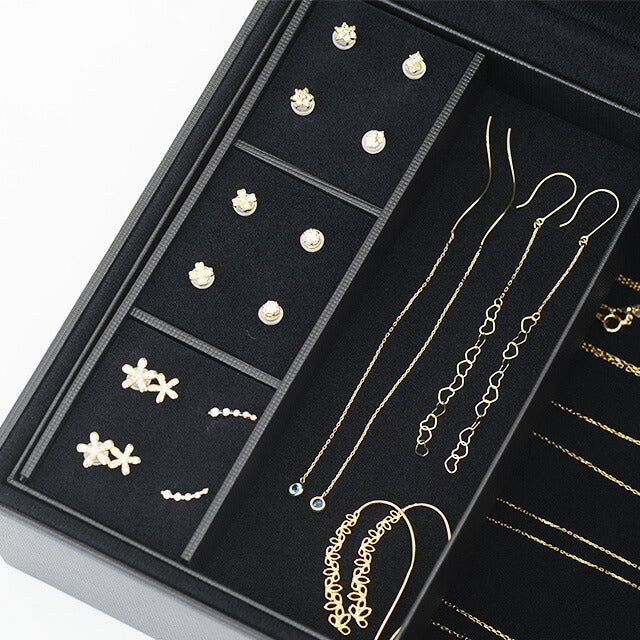 ジュエリーボックス シックブラック L（鍵付き）