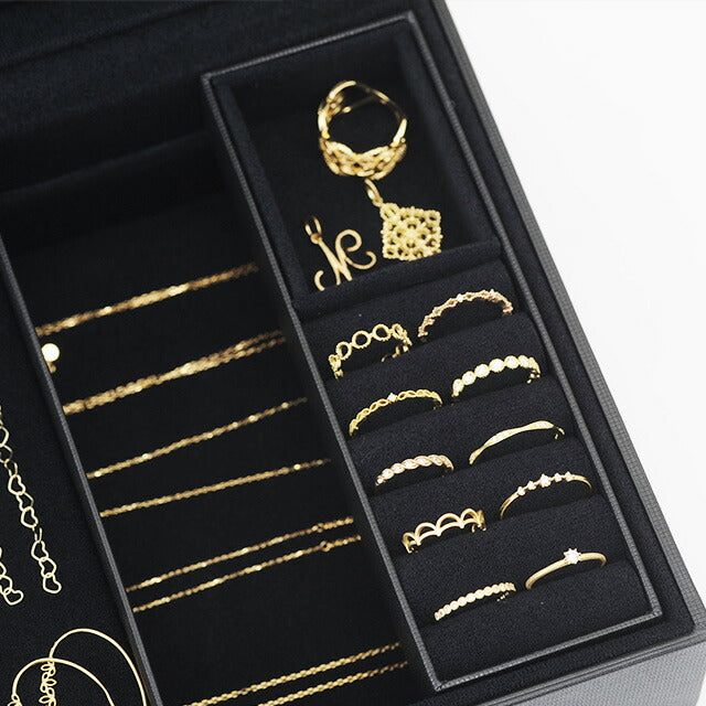 ジュエリーボックス シックブラック L（鍵付き）