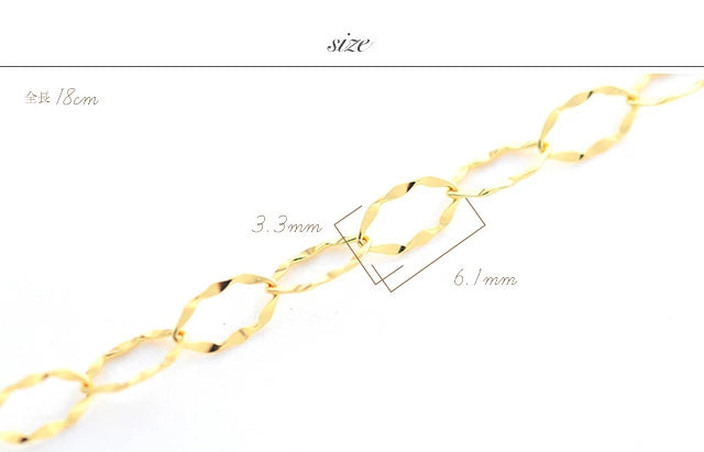 チェーンブレスレット