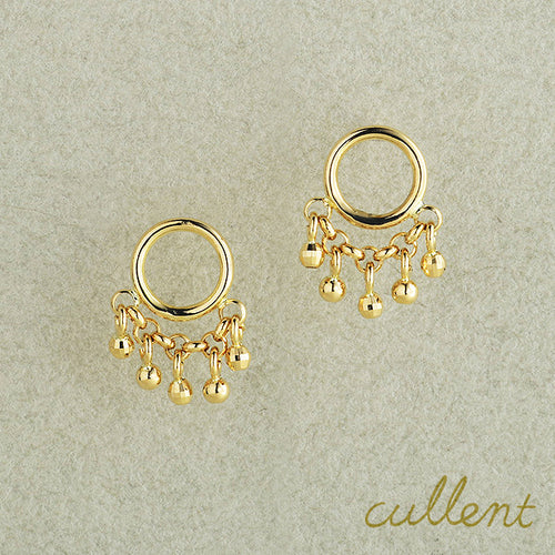 K18 フープピアス