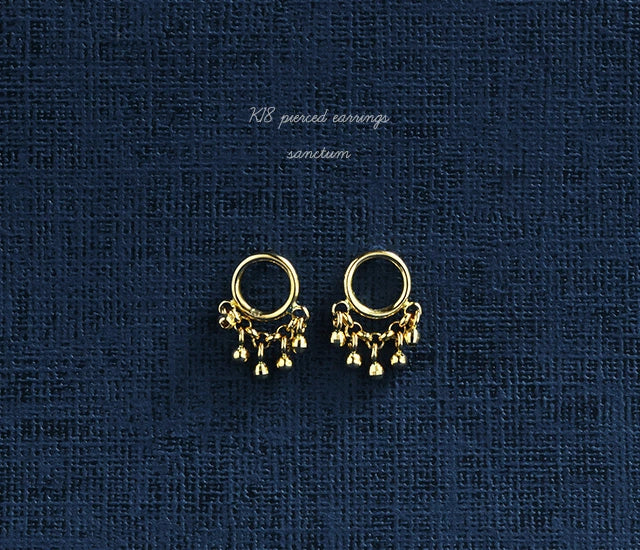 K18 フープピアス