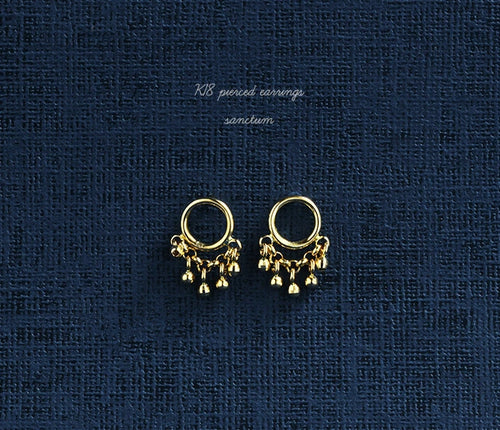 K18 フープピアス