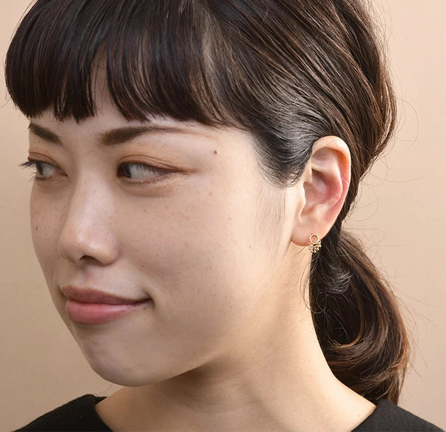 K18 フープピアス