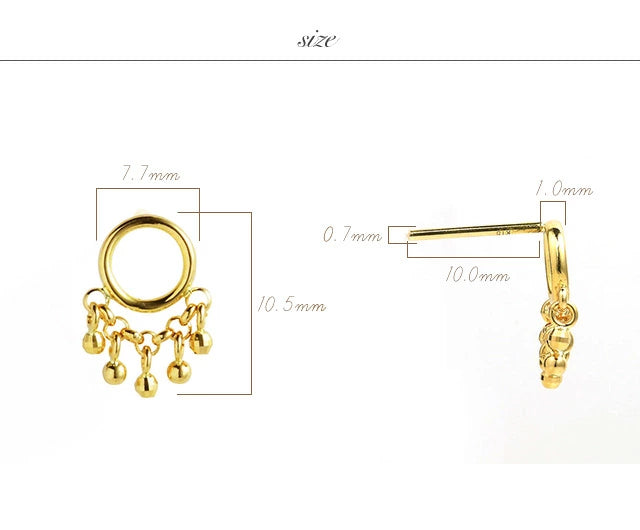 K18 フープピアス