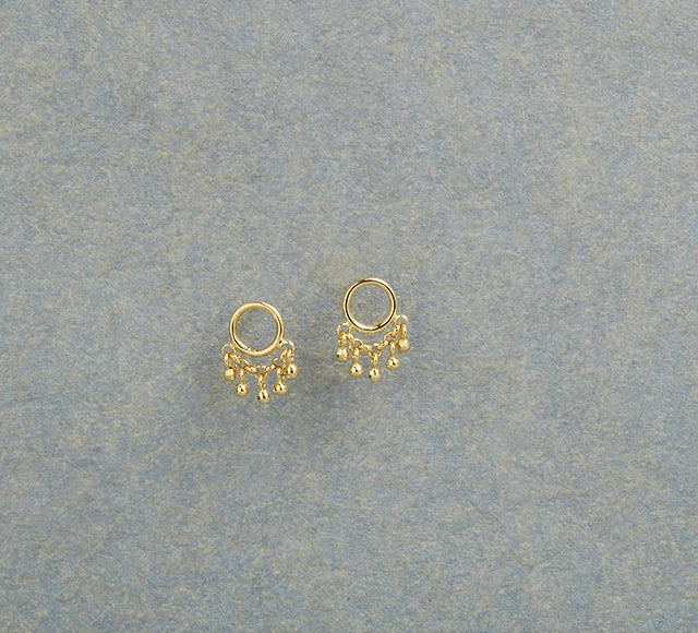 K18 フープピアス