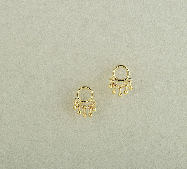 K18 フープピアス