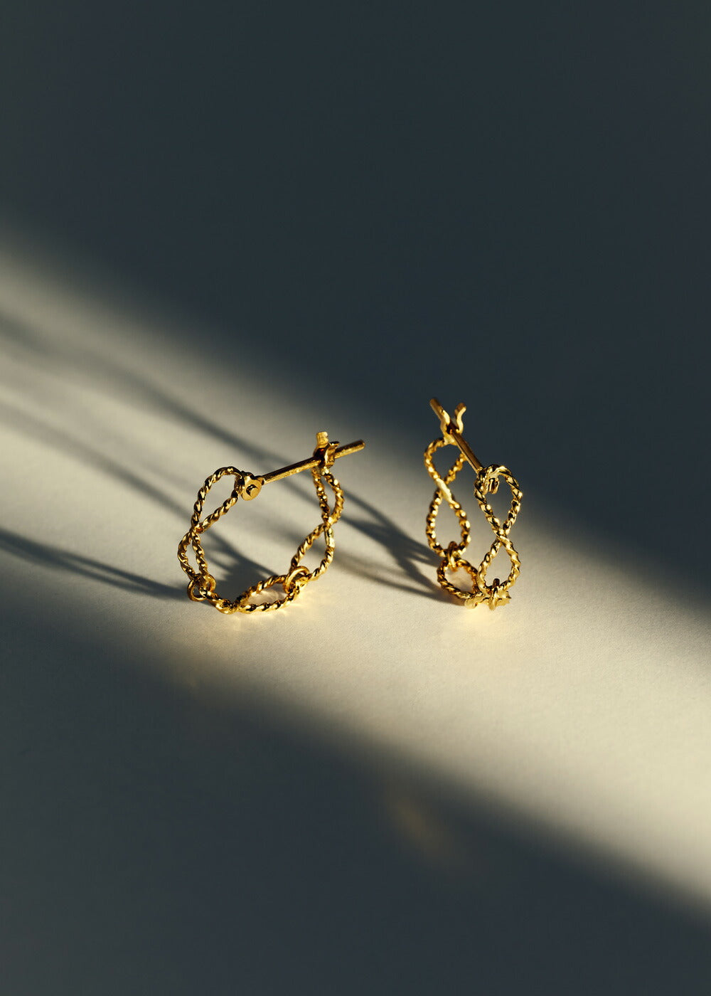 K18フープピアス-Shimmer Hoop Pierce-｜43-8204