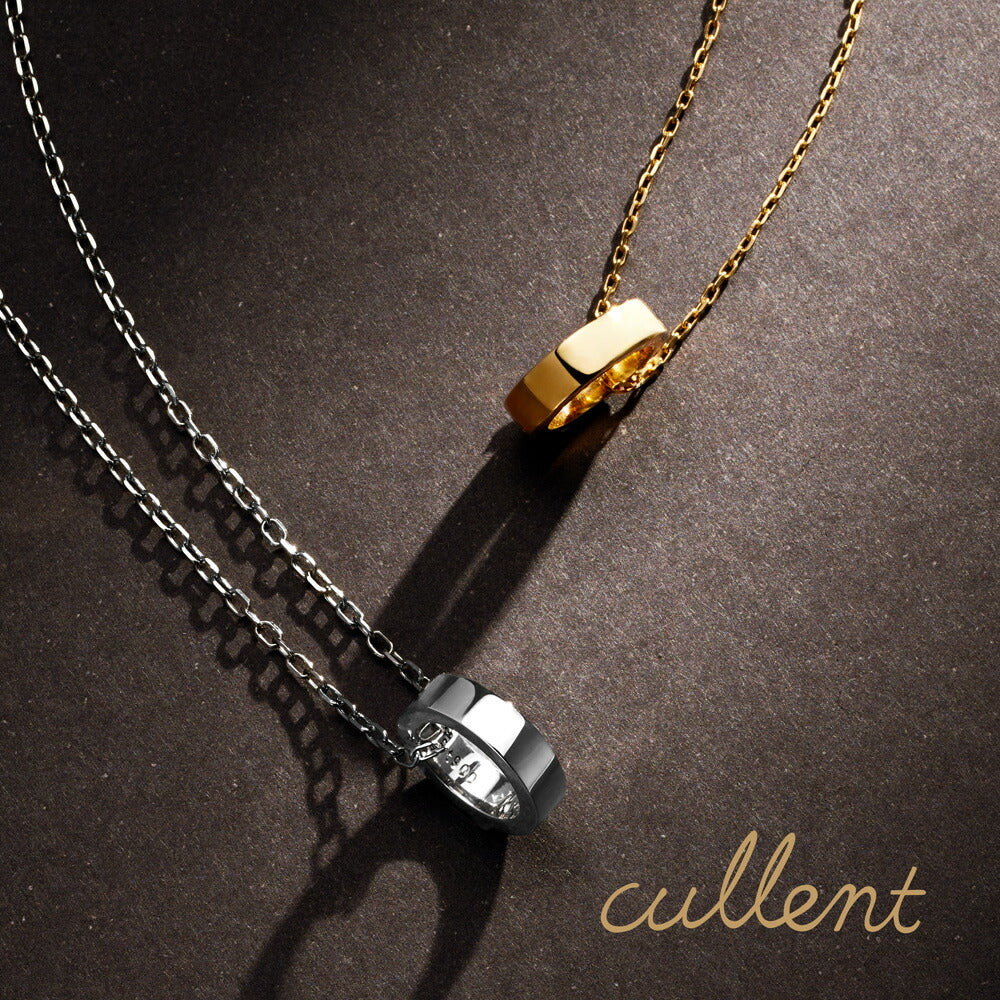 K18・PTペアネックレス-Halo Pair Necklace-｜60-9854-9855