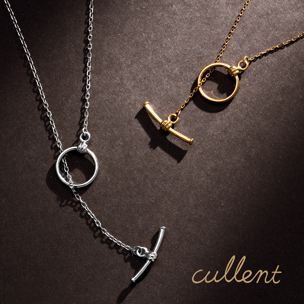 K18・PTペアネックレス-Anchor Pair Necklace-｜60-9856-9857