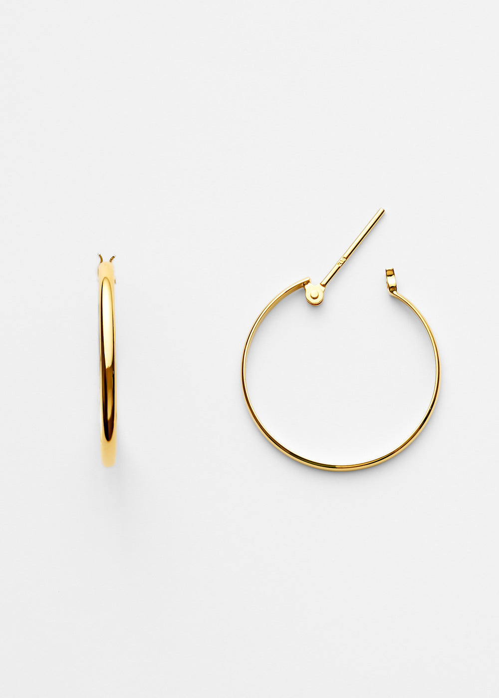 K18フープピアス- Float Hoop Pierce-｜43-8202