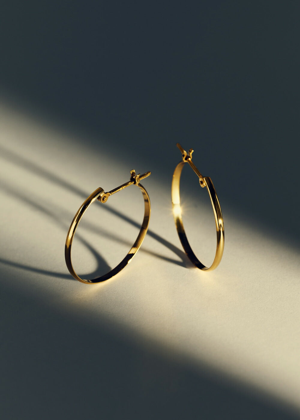 K18フープピアス- Float Hoop Pierce-｜43-8202