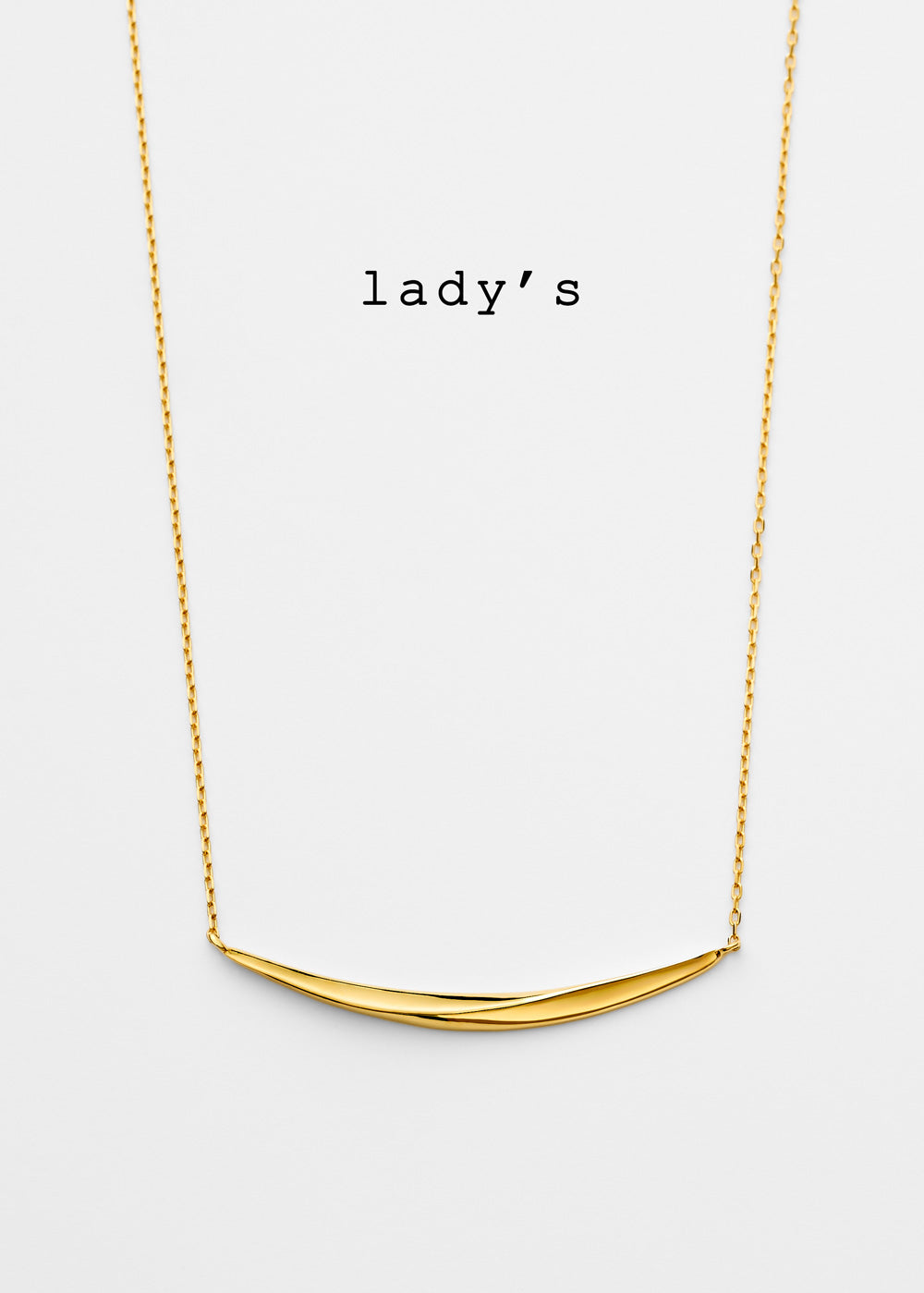 K18・PTペアネックレス-Linea Pair Necklace -｜60-9850-9851