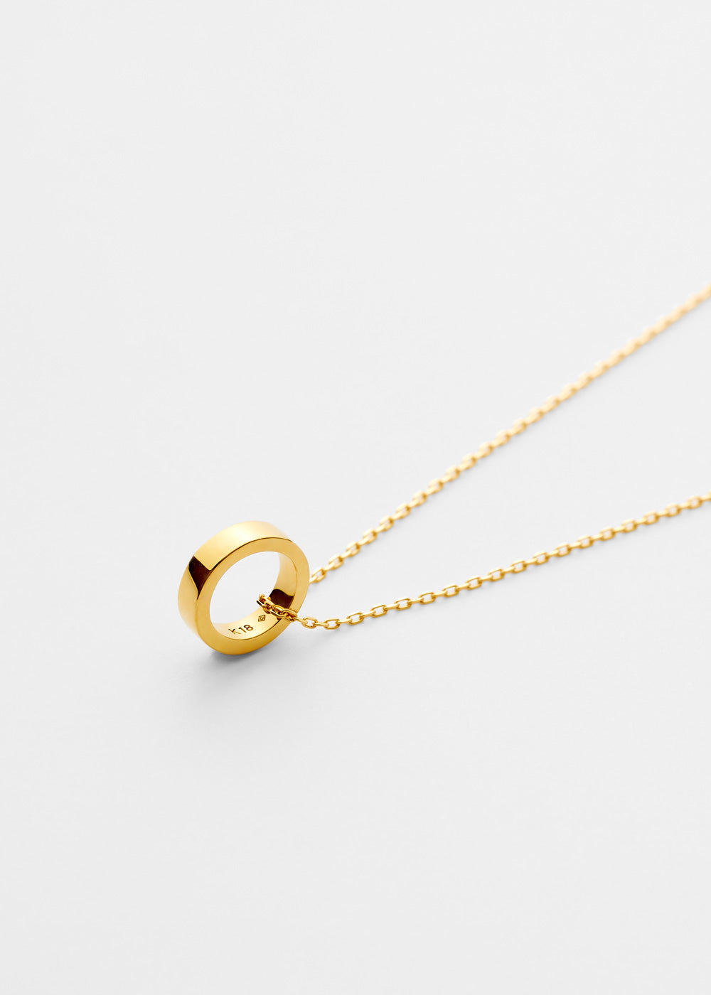 K18・PTペアネックレス-Halo Pair Necklace-｜60-9854-9855