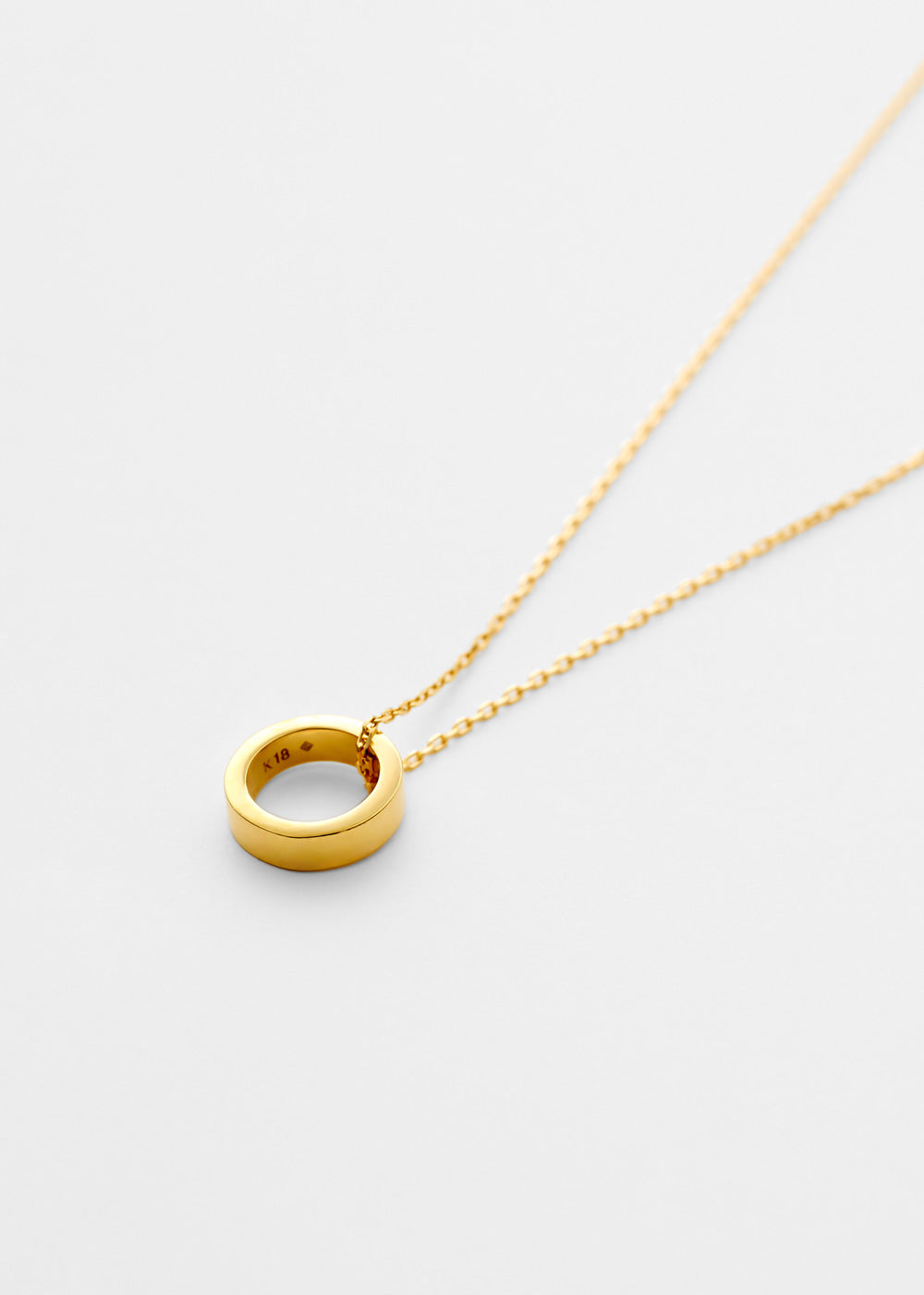 K18・PTペアネックレス-Halo Pair Necklace-｜60-9854-9855