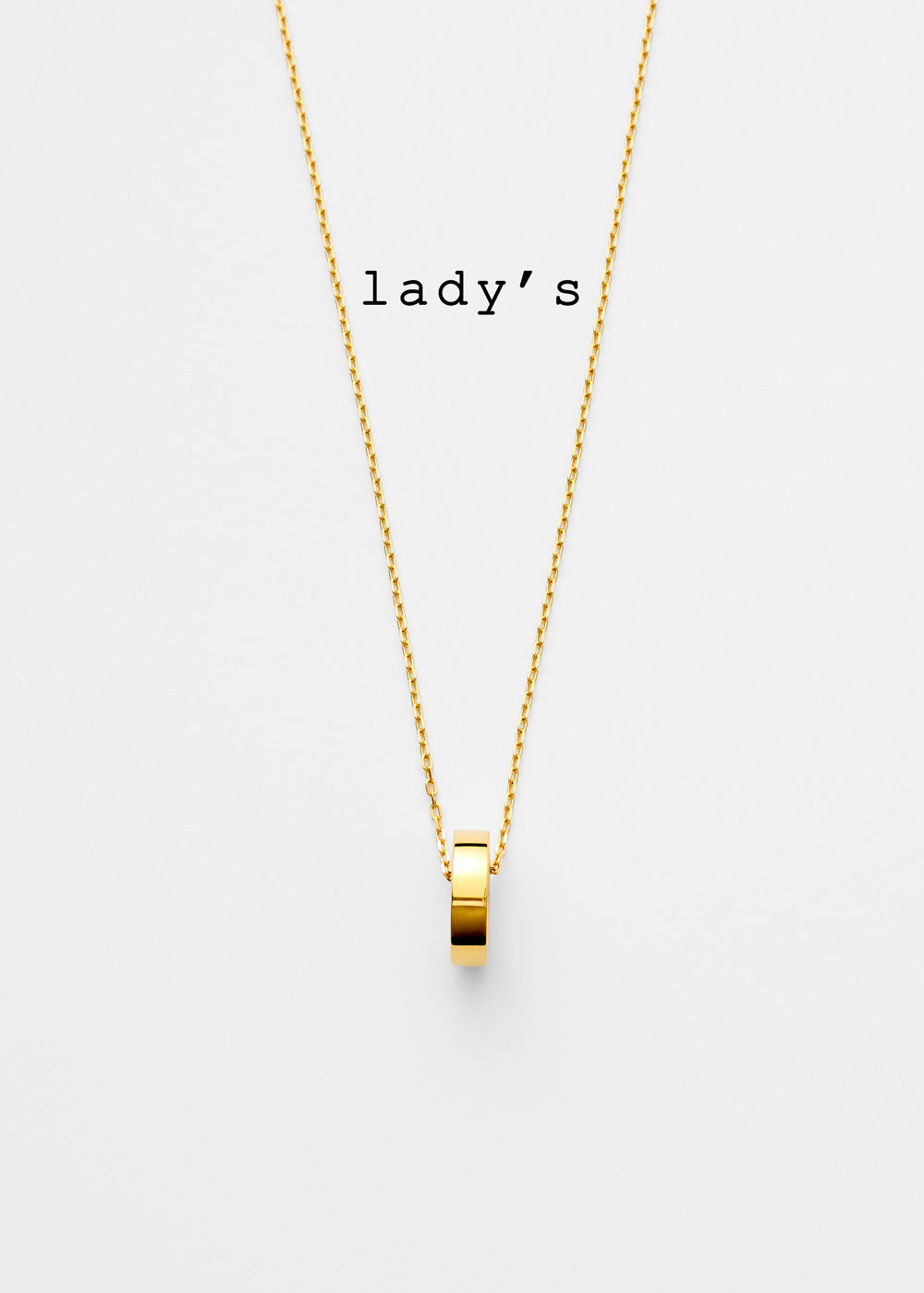 K18・PTペアネックレス-Halo Pair Necklace-｜60-9854-9855