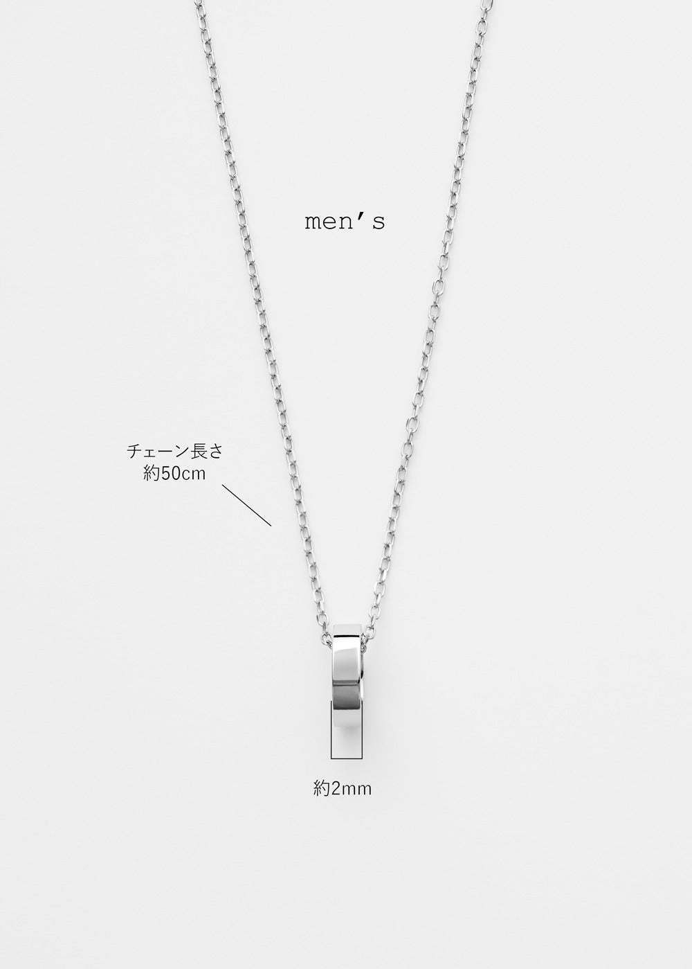 K18・PTペアネックレス-Halo Pair Necklace-｜60-9854-9855