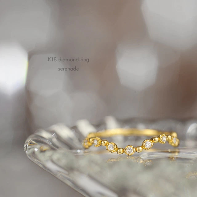K18ダイヤモンドリング