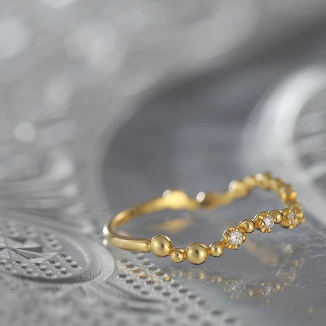 K18ダイヤモンドリング