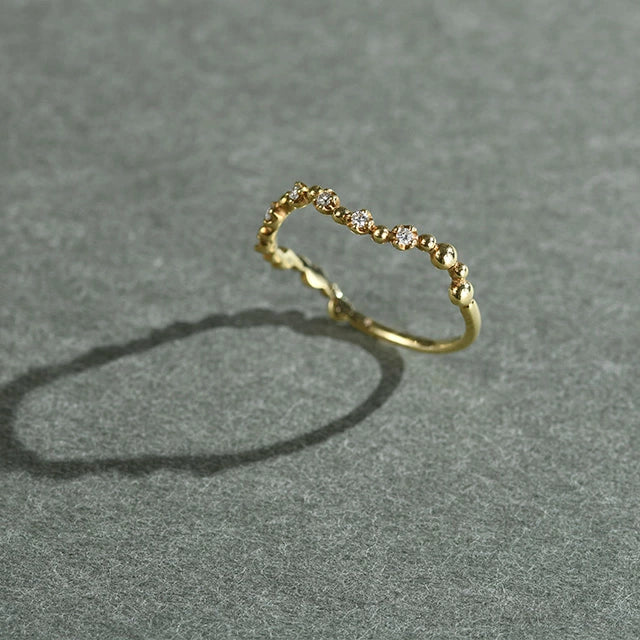 K18ダイヤモンドリング