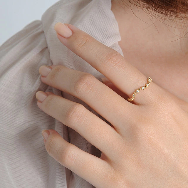 K18ダイヤモンドリング