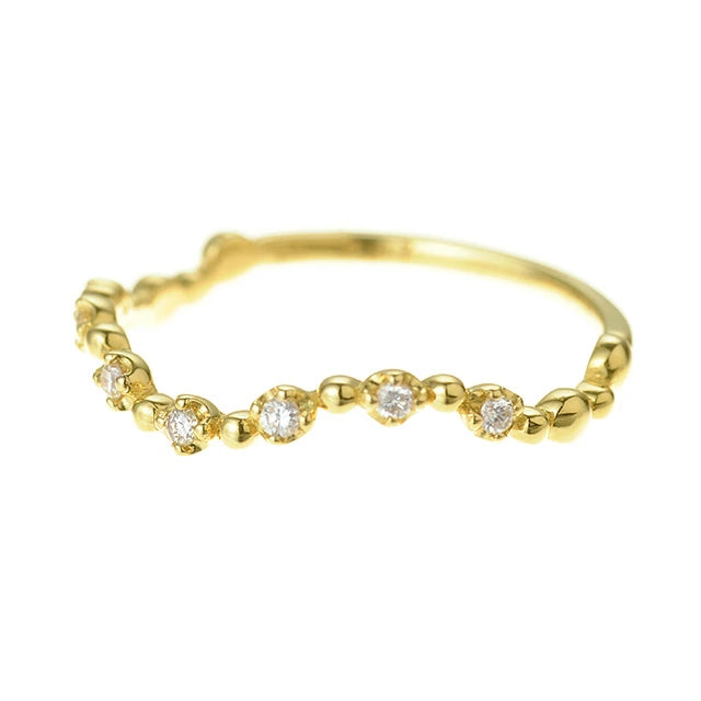 K18ダイヤモンドリング